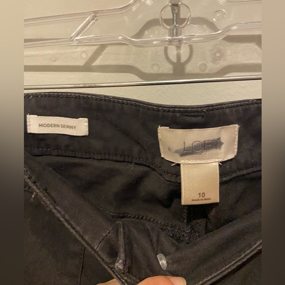 LOFT Modern Skinny Chino 10 Gray - Picture 5 of 6